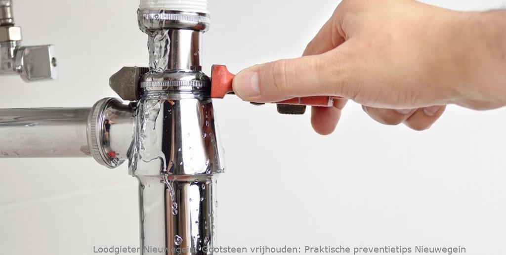 Gootsteen vrijhouden: Praktische preventietips Nieuwegein