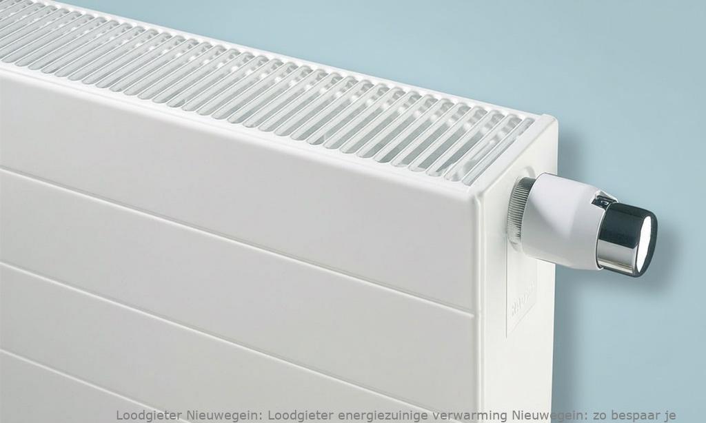Loodgieter energiezuinige verwarming Nieuwegein: zo bespaar je