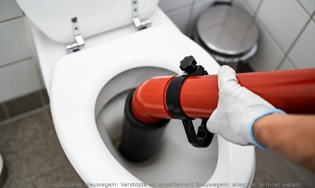 Verstopte wc appartement Nieuwegein: alles wat je moet weten!